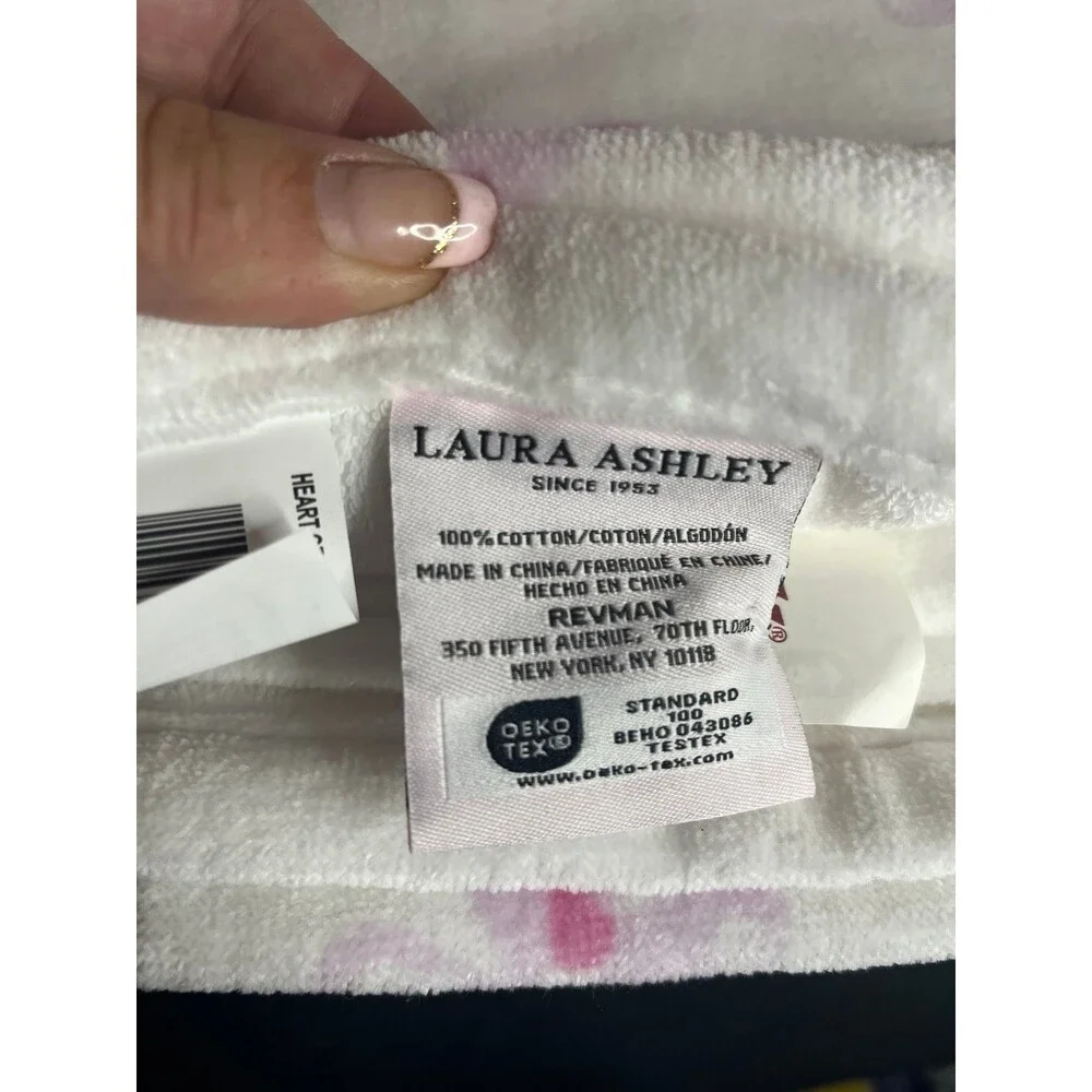 Laura Ashley Pink Bow Beach Towel